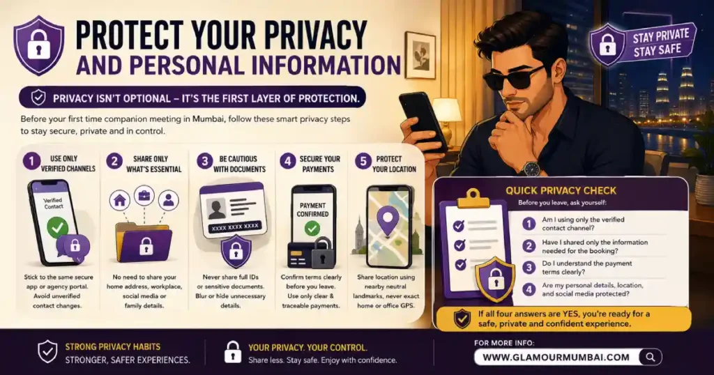 Verified booking privacy and safety tips before your upcoming escort meeting in Mumbai